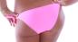 Mobile Preview: Bikini Hose seitlich zum Binden Pink