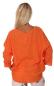 Preview: Tunika Bluse Krempelarme Einheitsgrösse: 36 - 42 mit Modeschmuckkette Orange