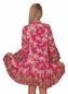 Mobile Preview: Sommerkleid MaiLin Tunikakleid mit besonderem Druckdesign Pink