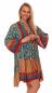 Mobile Preview: Tunika Kleid Ornaments Turkese Kupfer