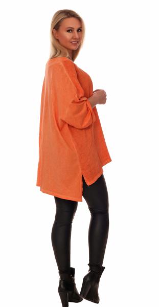 Tunika Oversizelook mit schönen Details Orange