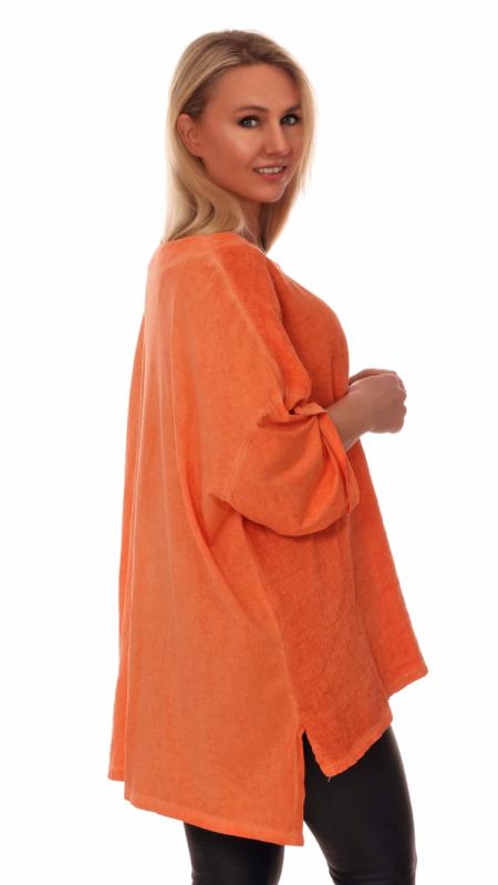 Tunika Oversizelook mit schönen Details Orange