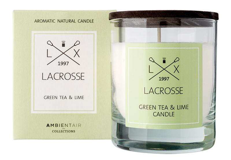 Duftkerze im Glas  Ambientair LACROSSE Green Tea & Lime 200g