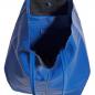 Mobile Preview: Shopper Henkeltasche mit großer Innentasche aus weichem Leder Royalblau
