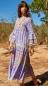 Preview: Maxi Sommerkleid Bohéme Sile Hellblau