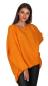Preview: Pullover Vorne kurz Hinten lang Oversize Look Orange