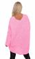 Preview: Pullover langarm mit V-Ausschnitt im angesagten Oversize Look Rosa