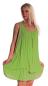 Preview: Sommerkleid Strandkleid Holidaydress Ibisa Stile mit schönen Details Apfelgrün
