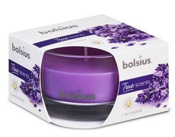 Duftkerzenglas von Bolsius True Scents Lavendel