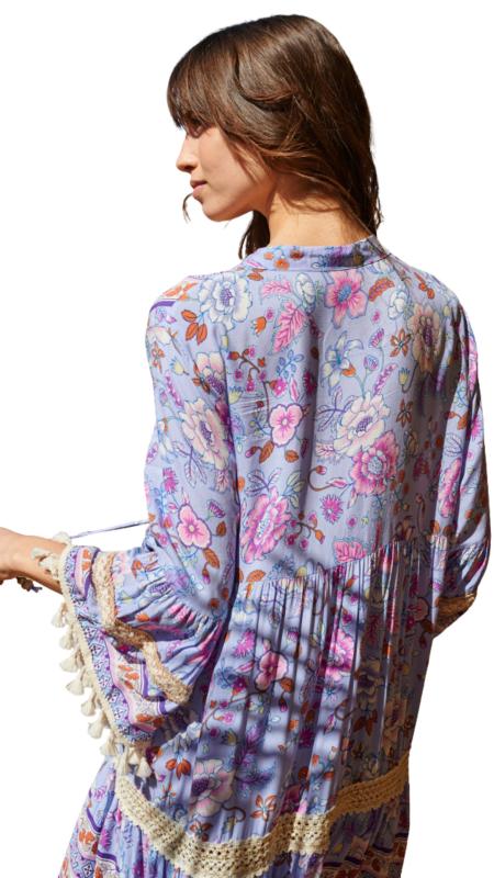 Maxi Sommerkleid Bohéme Sile Hellblau