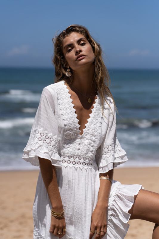 Sommerkleid im romantischen Bohéme Stil