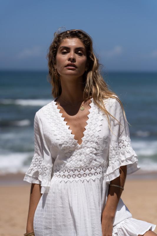 Sommerkleid im romantischen Bohéme Stil